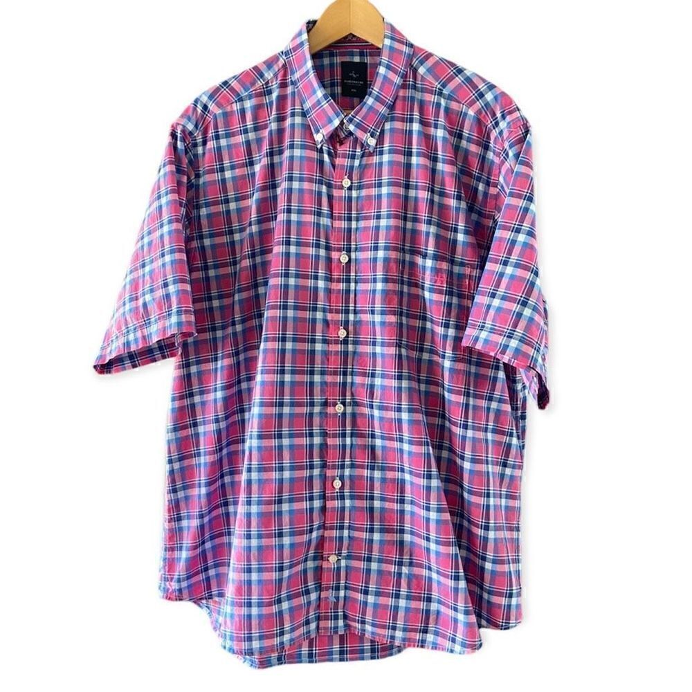 Tailorbyrd Collection Plaid Button Down Shirt XXL